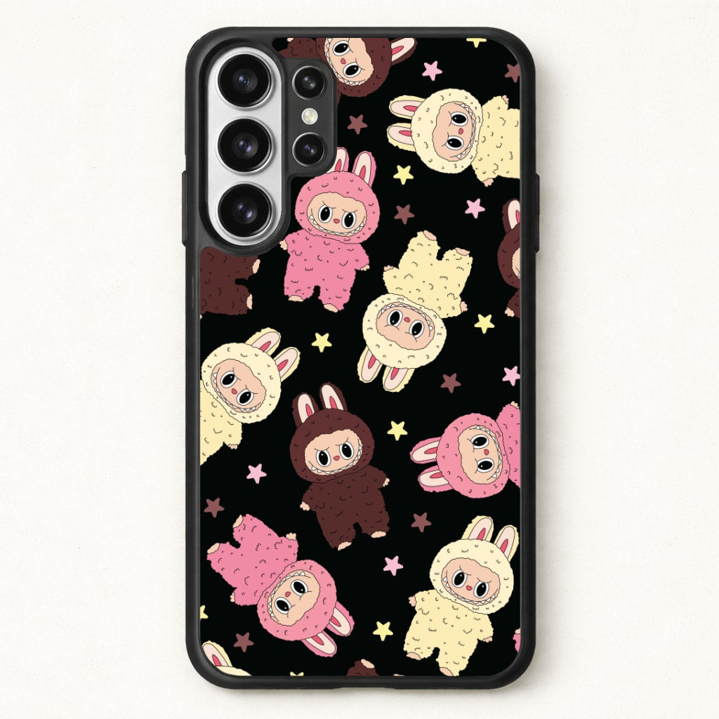 Cute Monsters And Stars Pattern Phone Case for Galaxy S26 Ultra