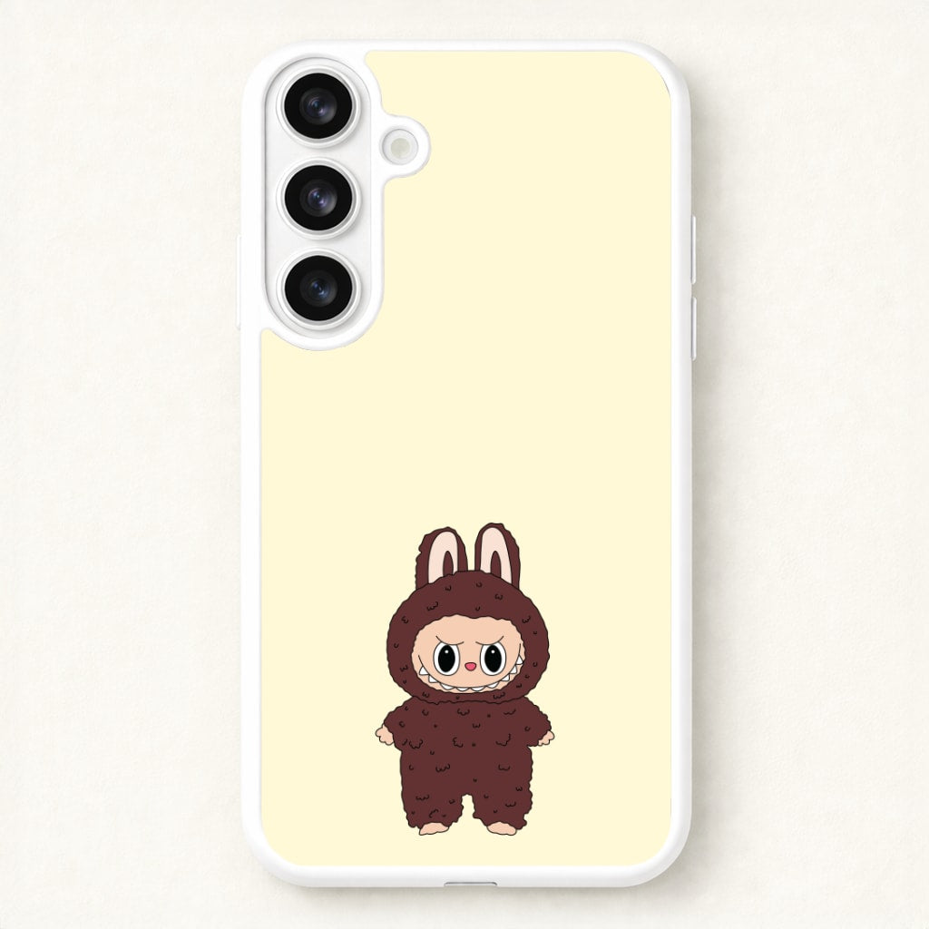 Cute Brown Monster Phone Case for Galaxy S26