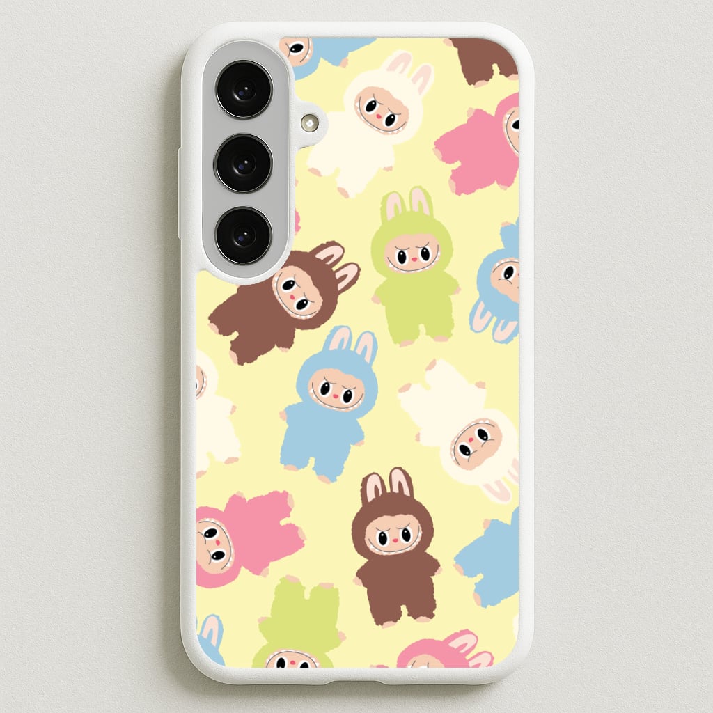 Colourful Little Monsters Pattern Phone Case for Galaxy S25FE