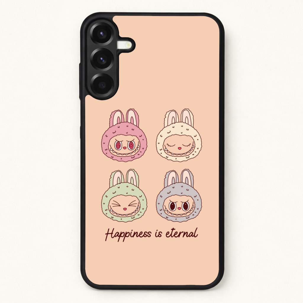 Happiness Is Eternal Monsters Phone Case for Galaxy A17