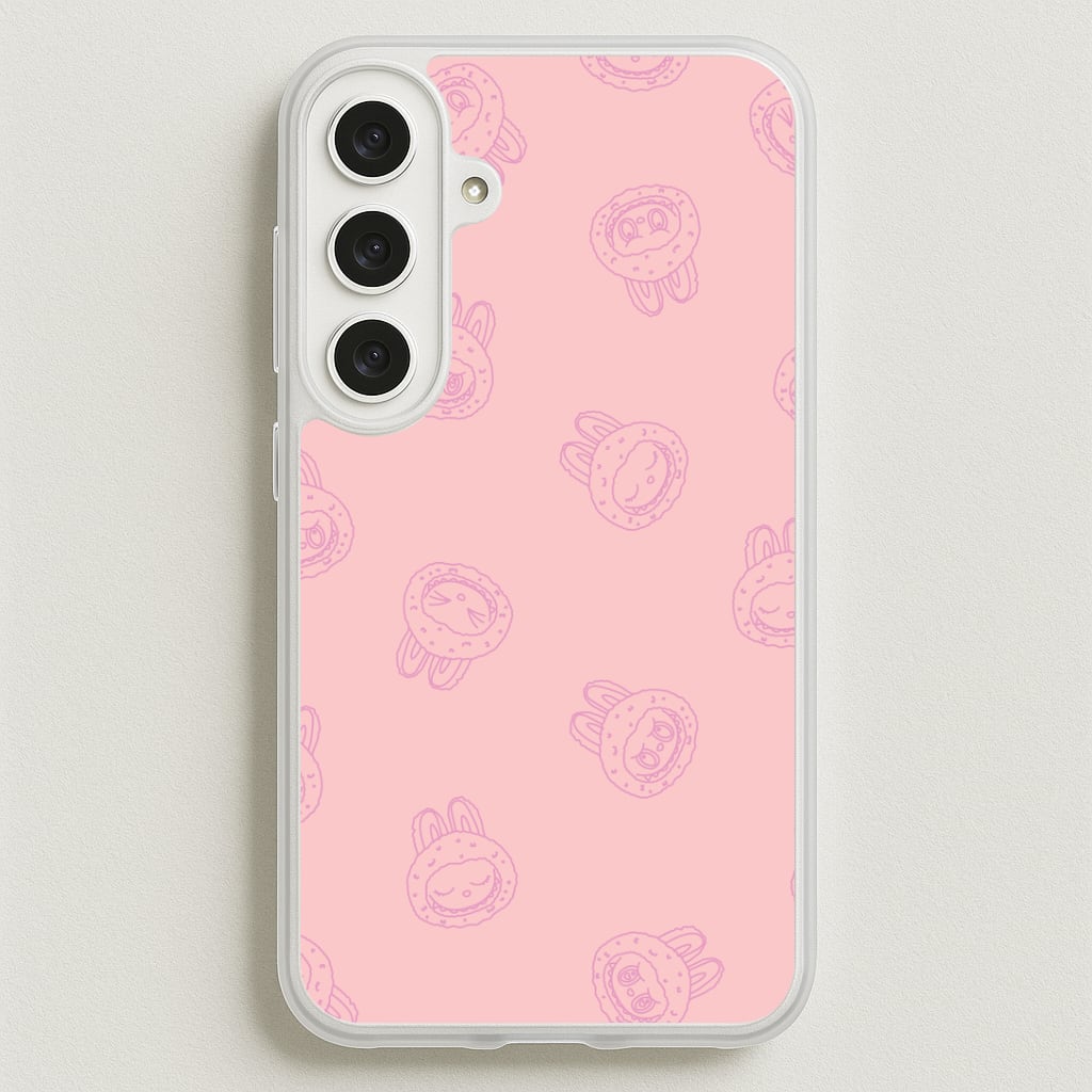 Monsters Outline Pattern II Phone Case for Galaxy S25FE