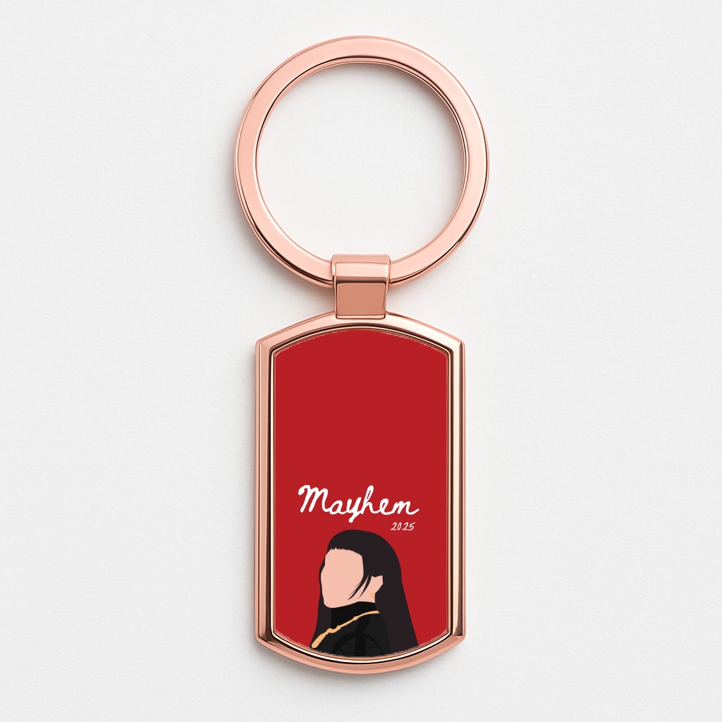 Mayhem 2025 Gaga Rose Gold Keyring