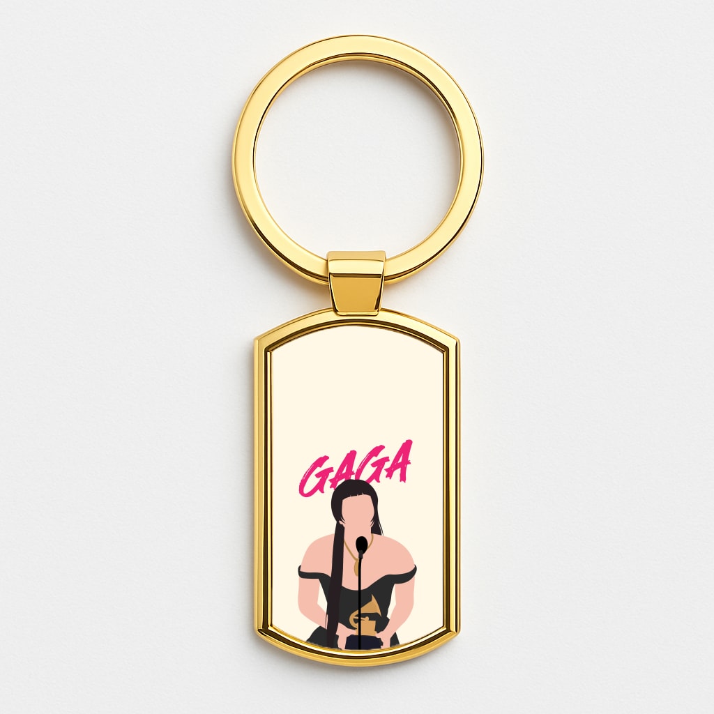 Gaga Award Gold Keyring