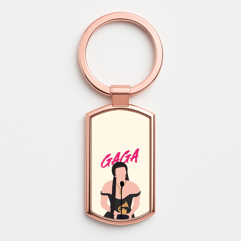 Gaga Award Rose Gold Keyring