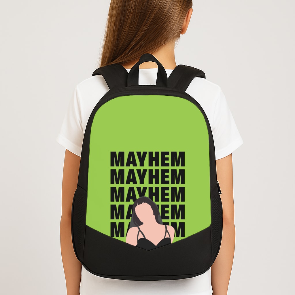Neon Green Mayhem Large School Bag