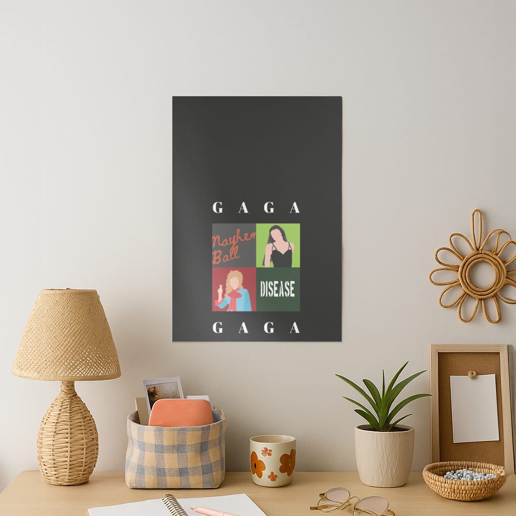 Gaga Collage Art Print