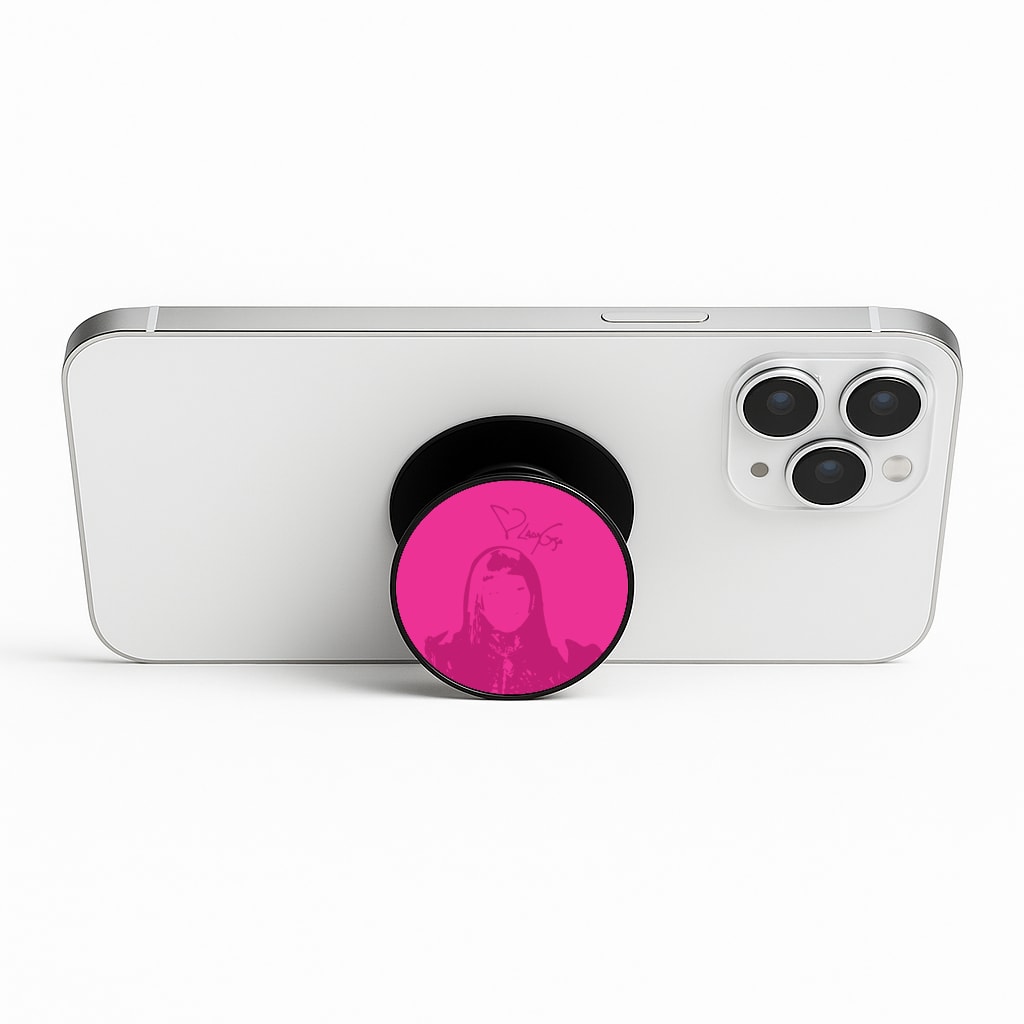 Pink Gaga Silhouette FunGrip