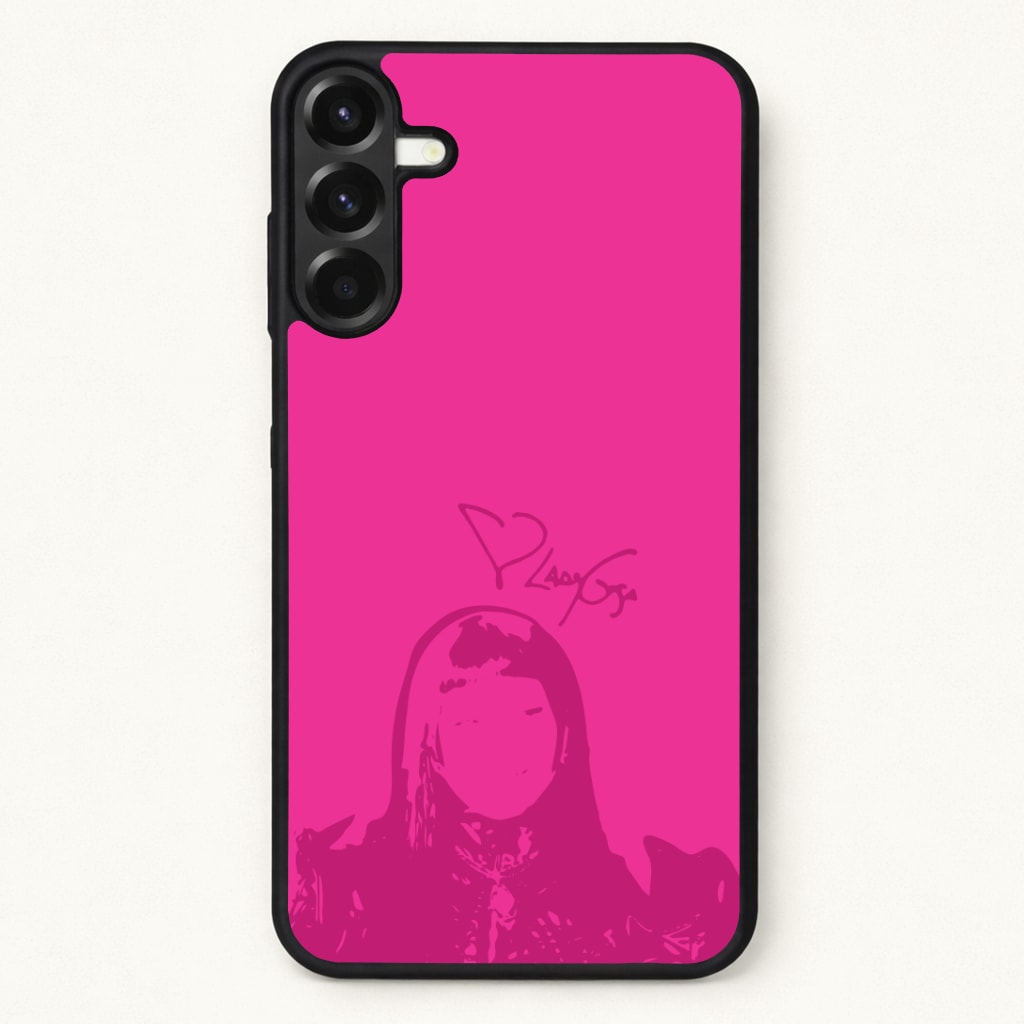 Pink Gaga Silhouette Phone Case for Galaxy A37