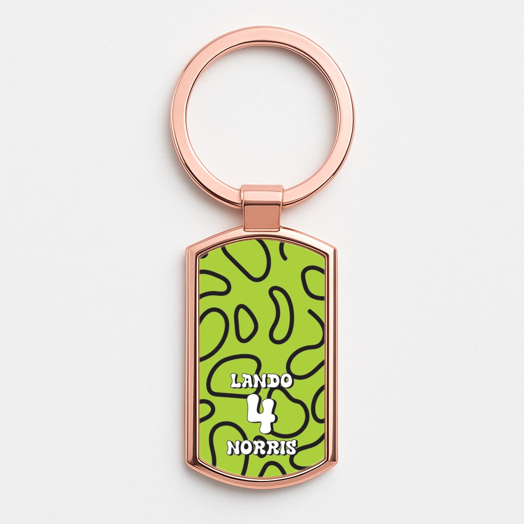Lando 4 Rose Gold Keyring