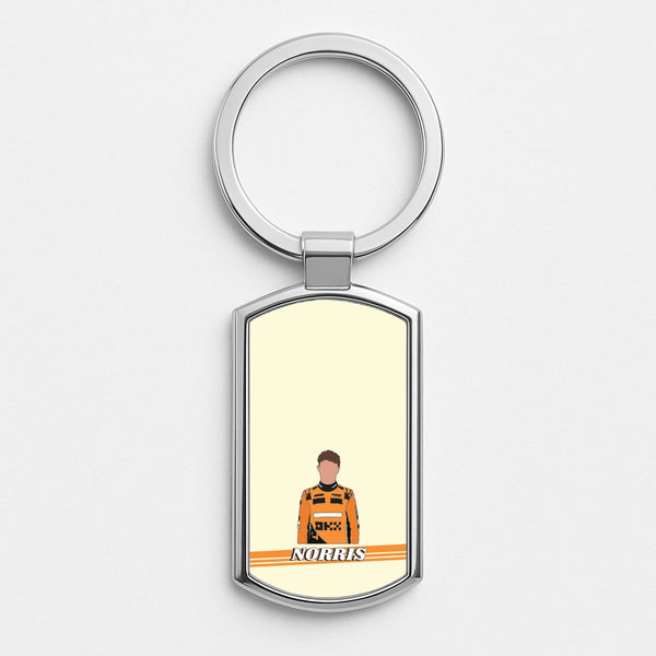 Norris Silver Keyring