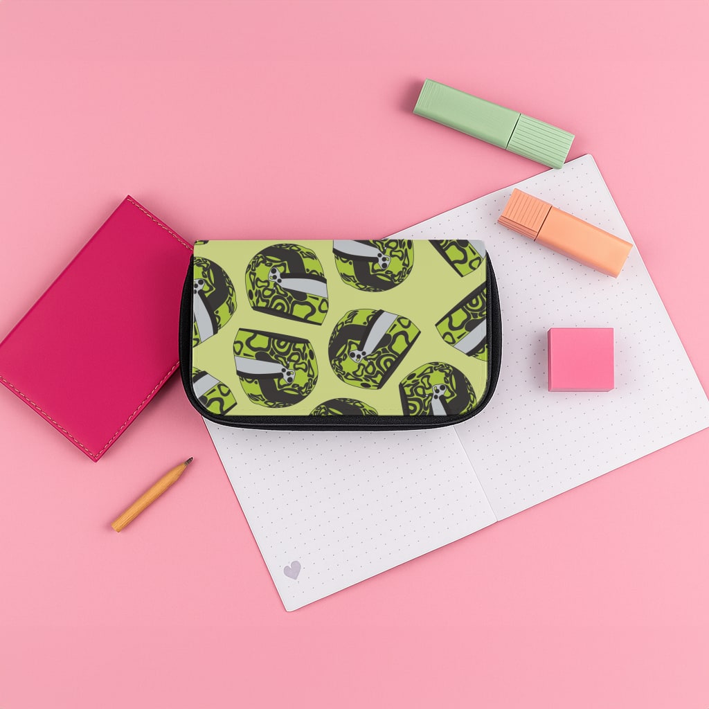 Lando Helmet Pattern Pencil Case