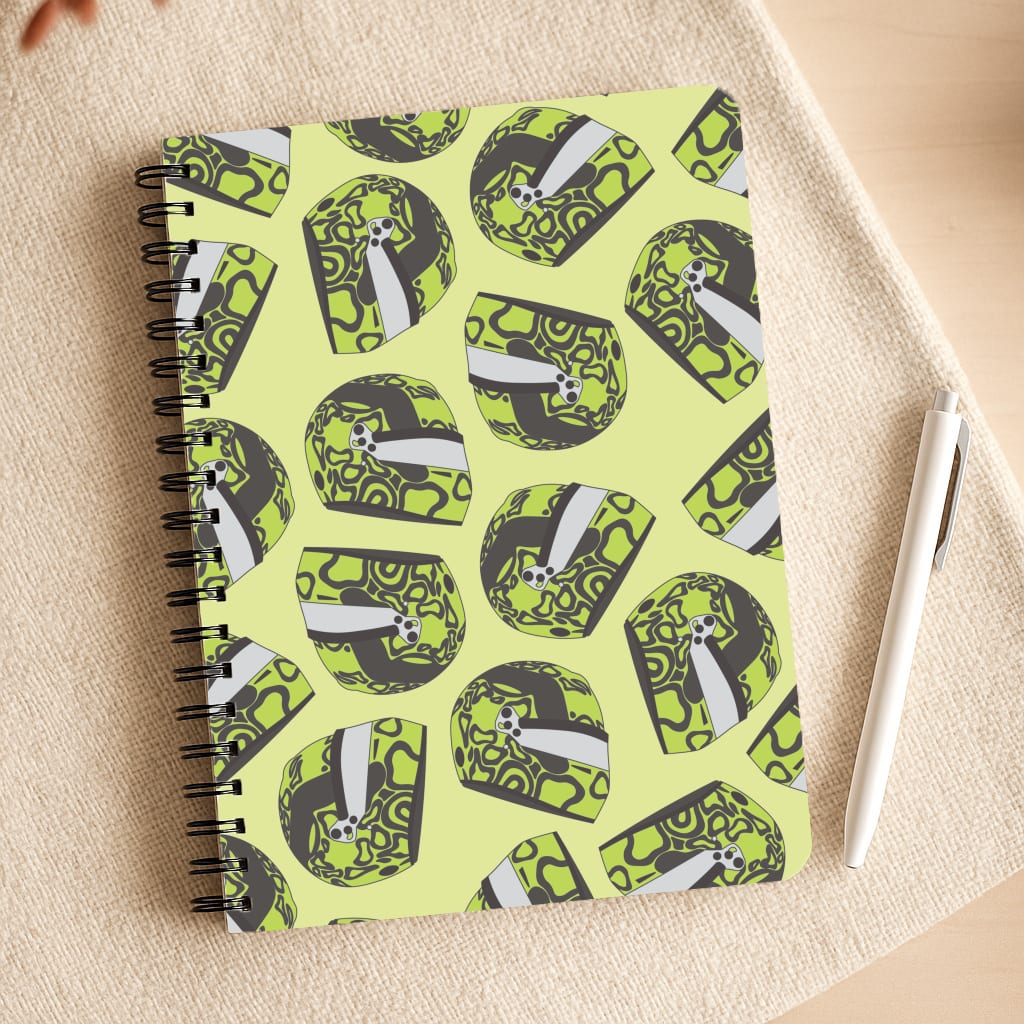 Lando Helmet Pattern Notepad
