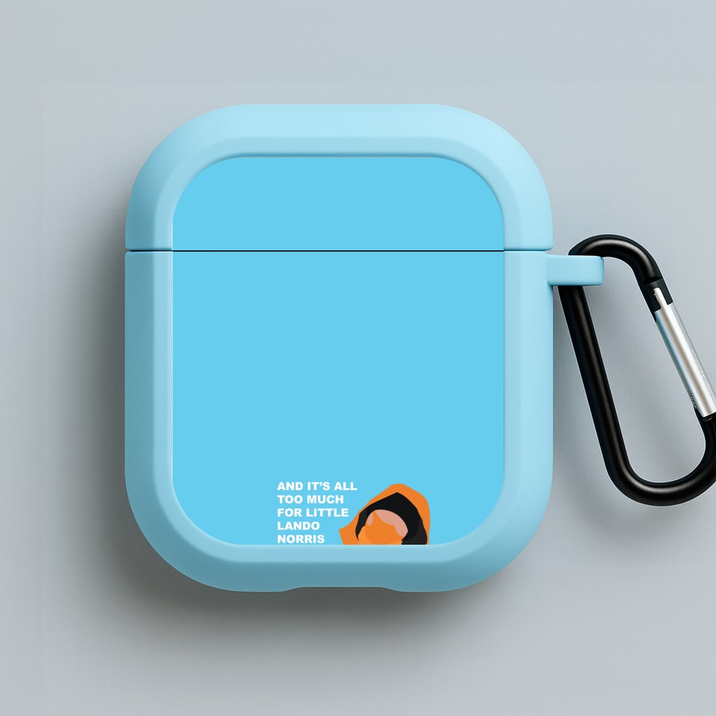 And It's All Too Much Blue AirPods Case