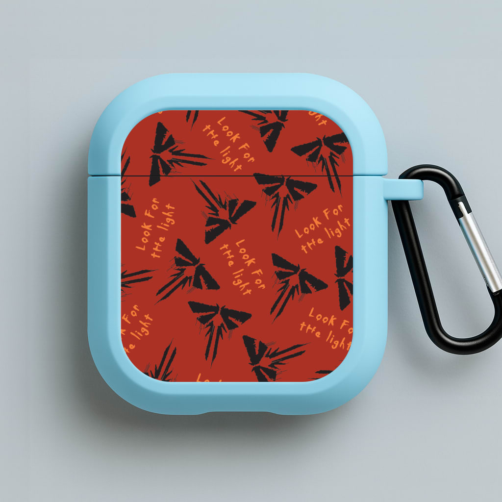 Look For The Light Firefly Pattern Blue AirPods Case