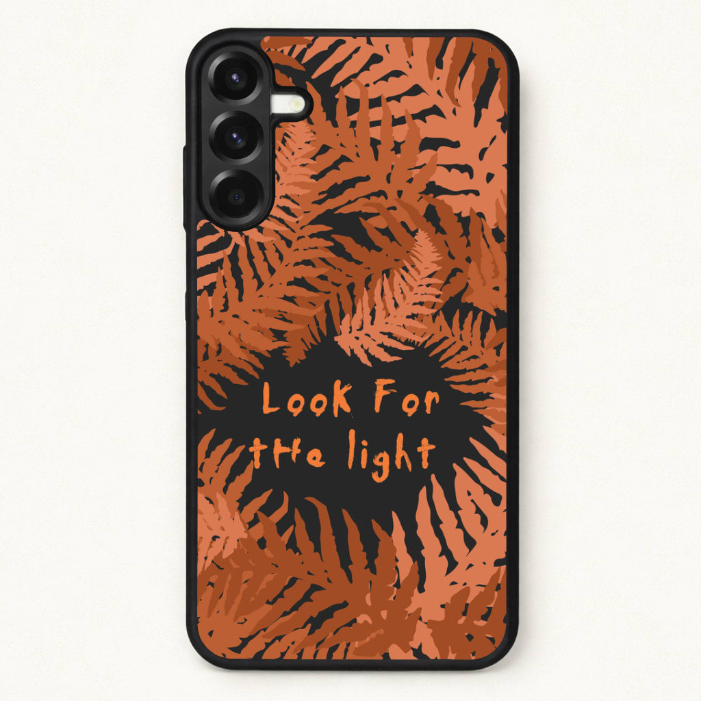Look For The Light Fern Pattern Phone Case for Galaxy A17