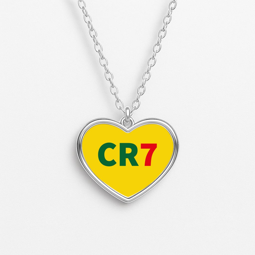CR7 Logo - Ronaldo Heart Necklace