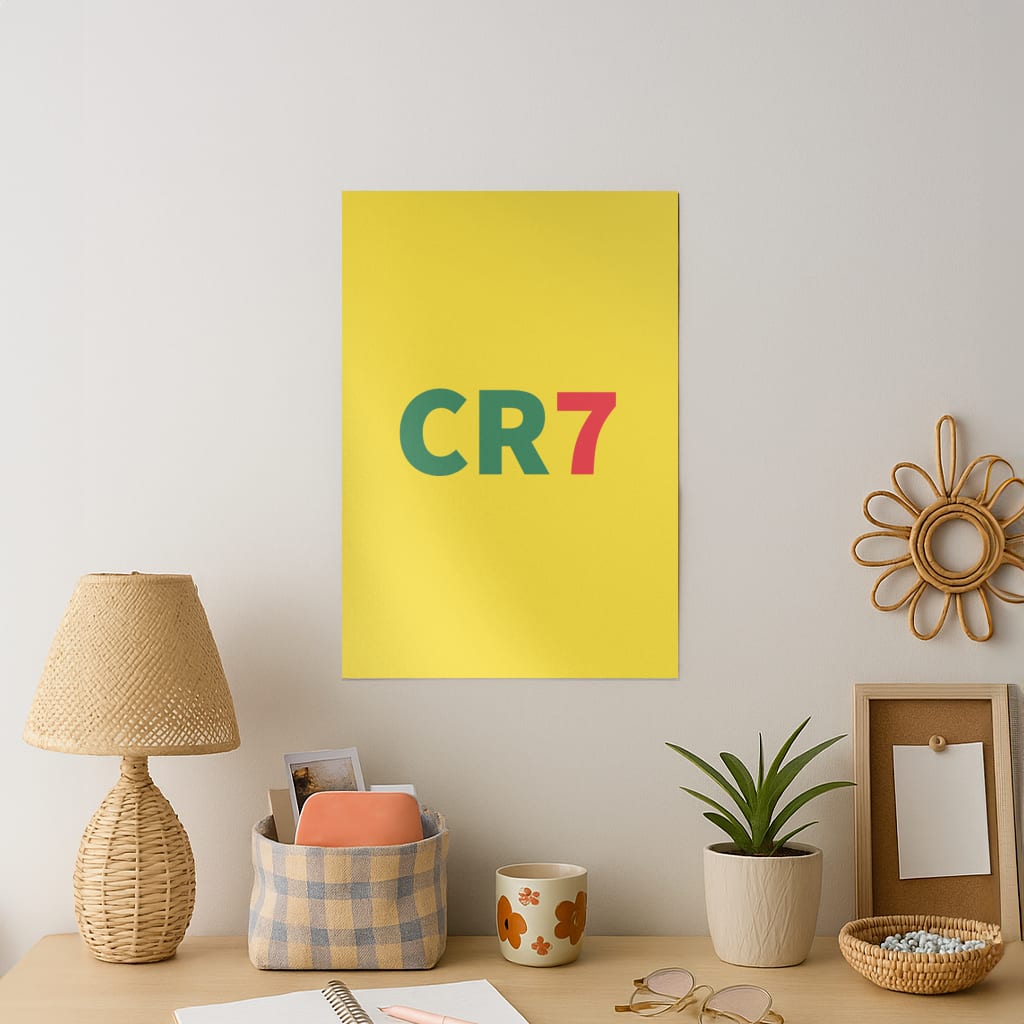 CR7 Logo - Ronaldo Art Print