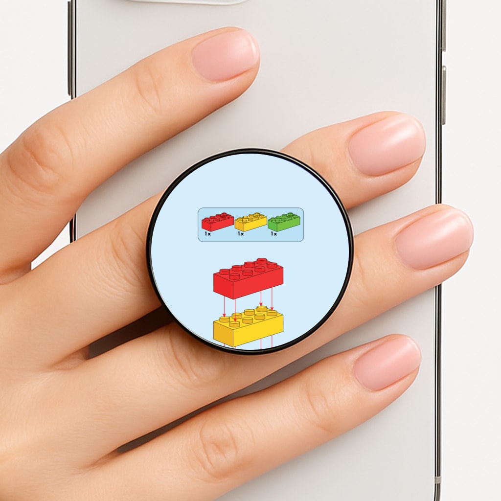 Bricks Instruction Set Phone Grip