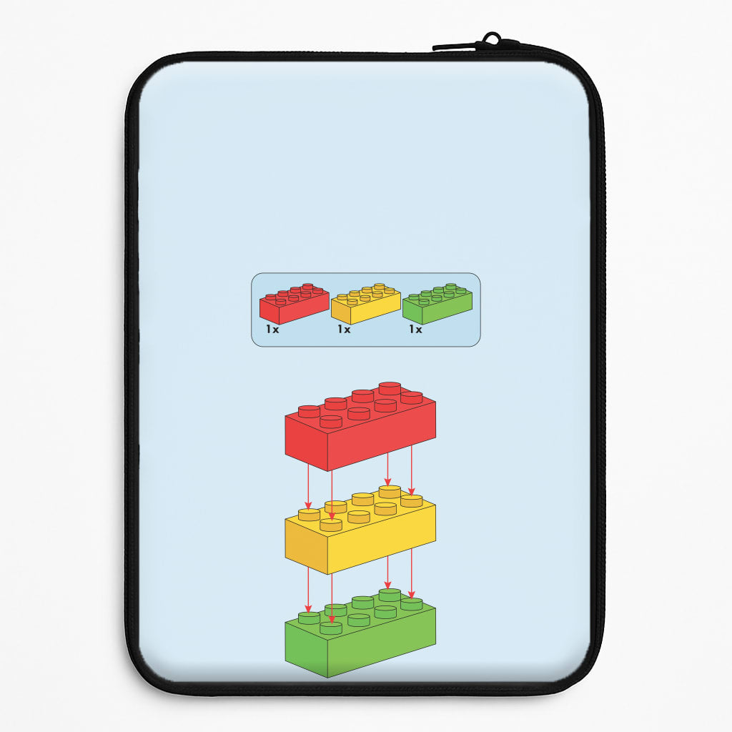 Bricks Instruction Set Universal Laptop Sleeve