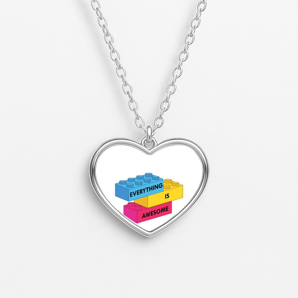 Everything Is Awesome Bricks Necklace