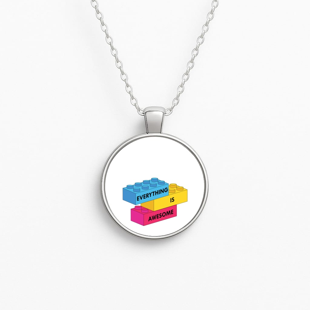 Everything Is Awesome Bricks Necklace