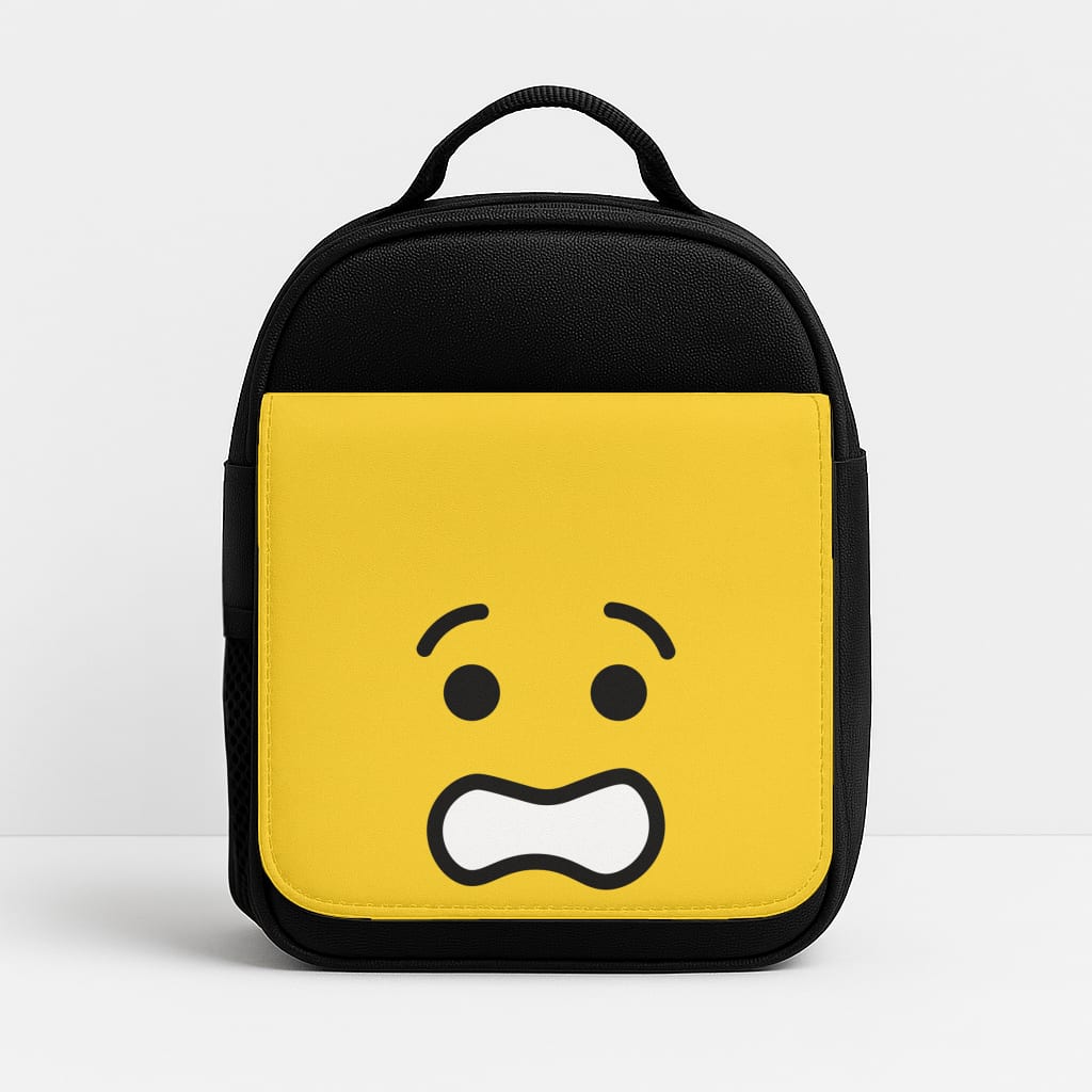 Brick Face Worried Insulated Lunchbox