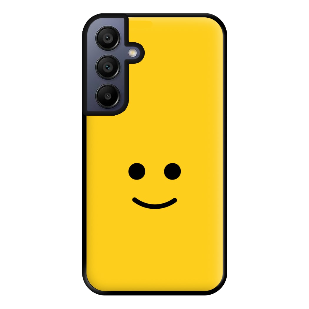 Brick Face Smile Phone Case for Galaxy A16