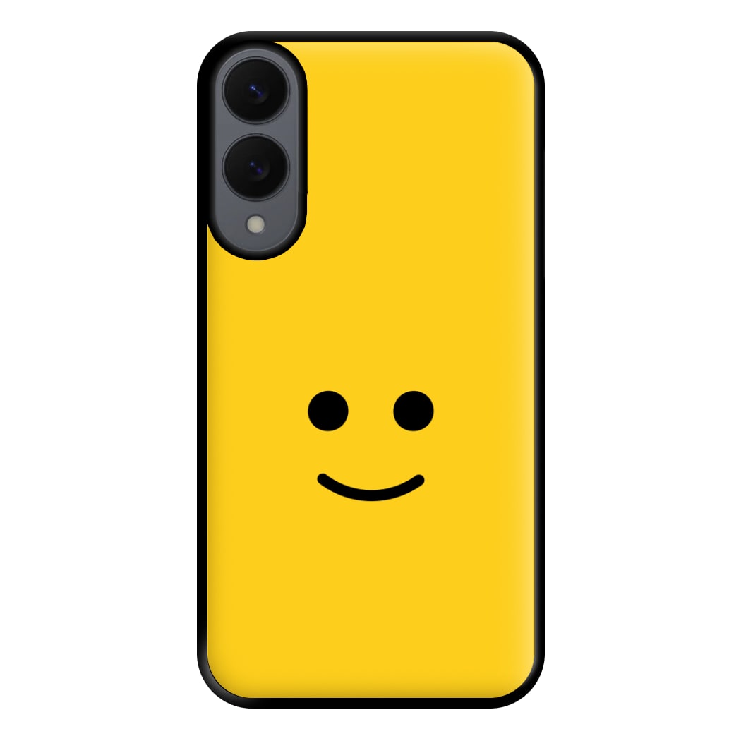 Brick Face Smile Phone Case for Galaxy S25 Edge
