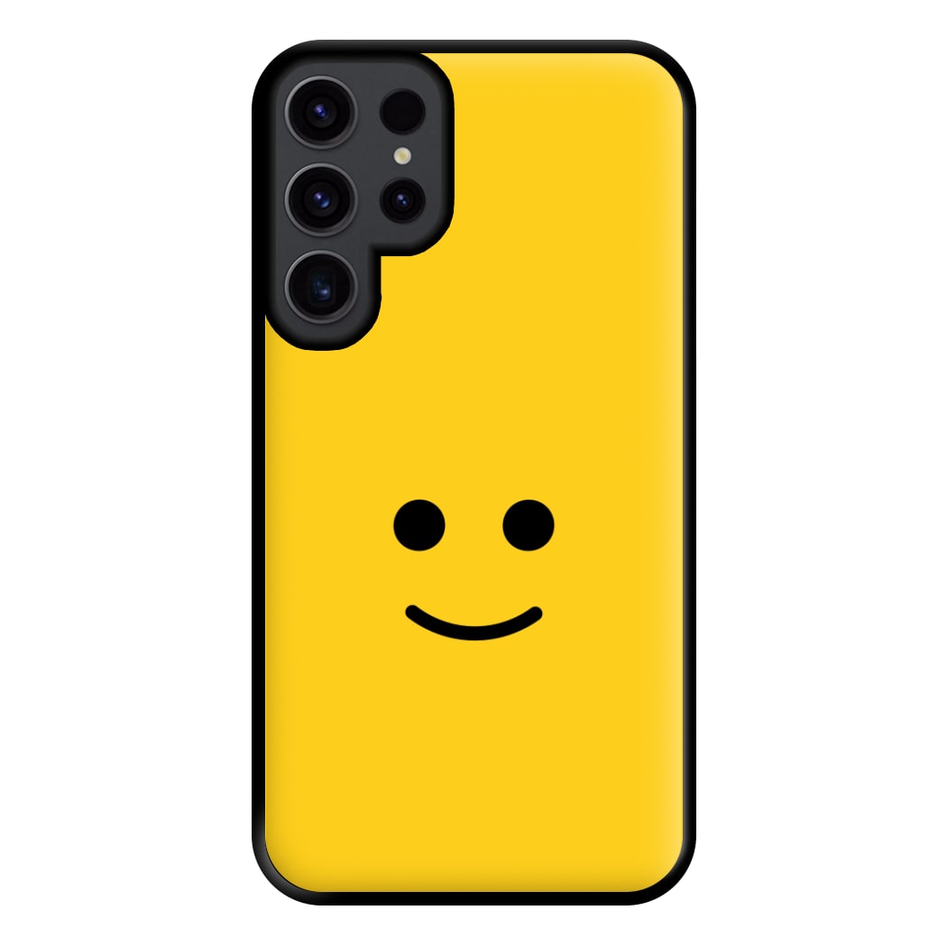Brick Face Smile Phone Case for Galaxy S23 Ultra