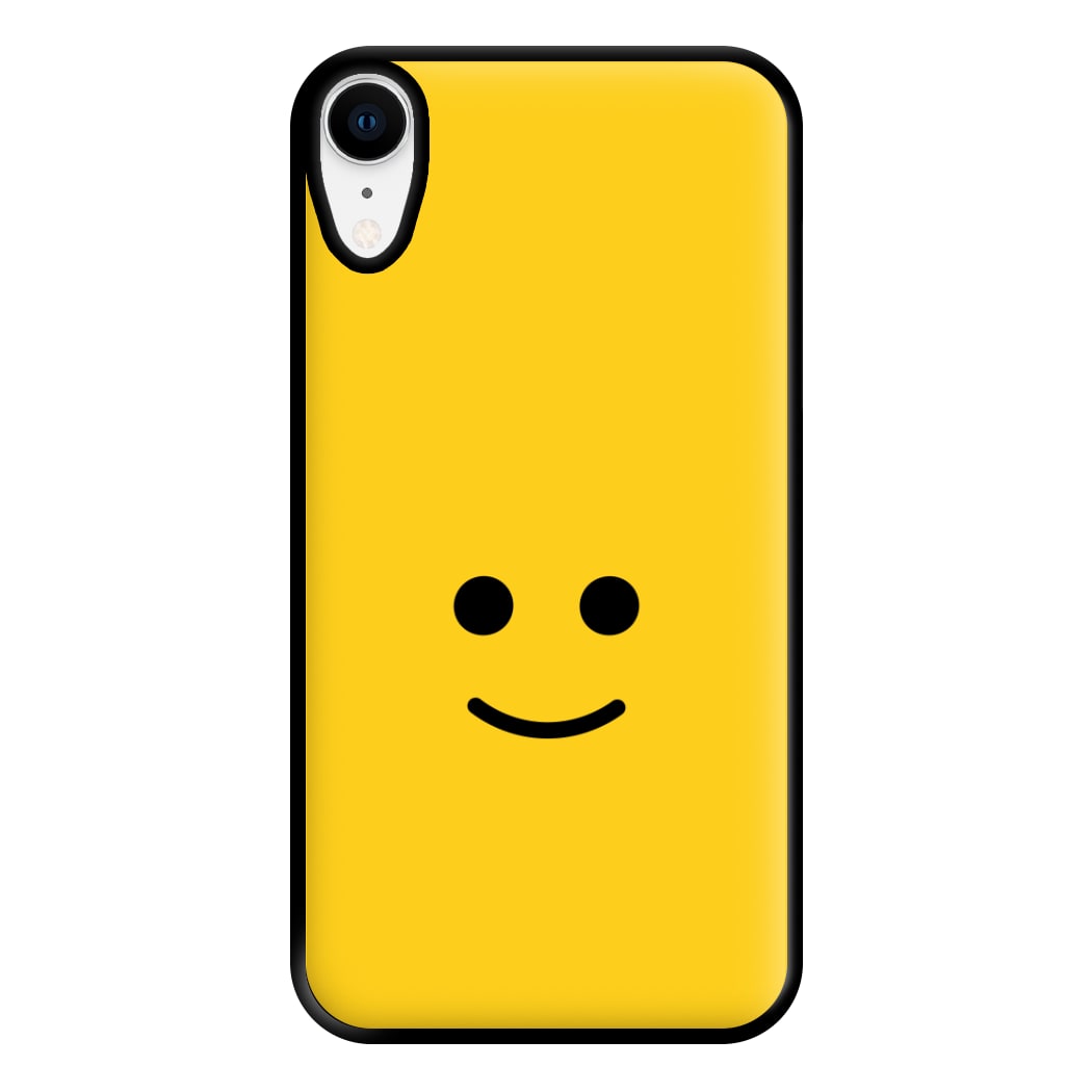 Brick Face Smile Phone Case for iPhone XR