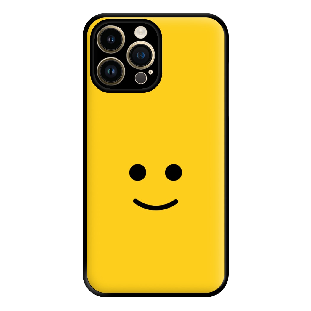 Brick Face Smile Phone Case for iPhone 14 Pro Max