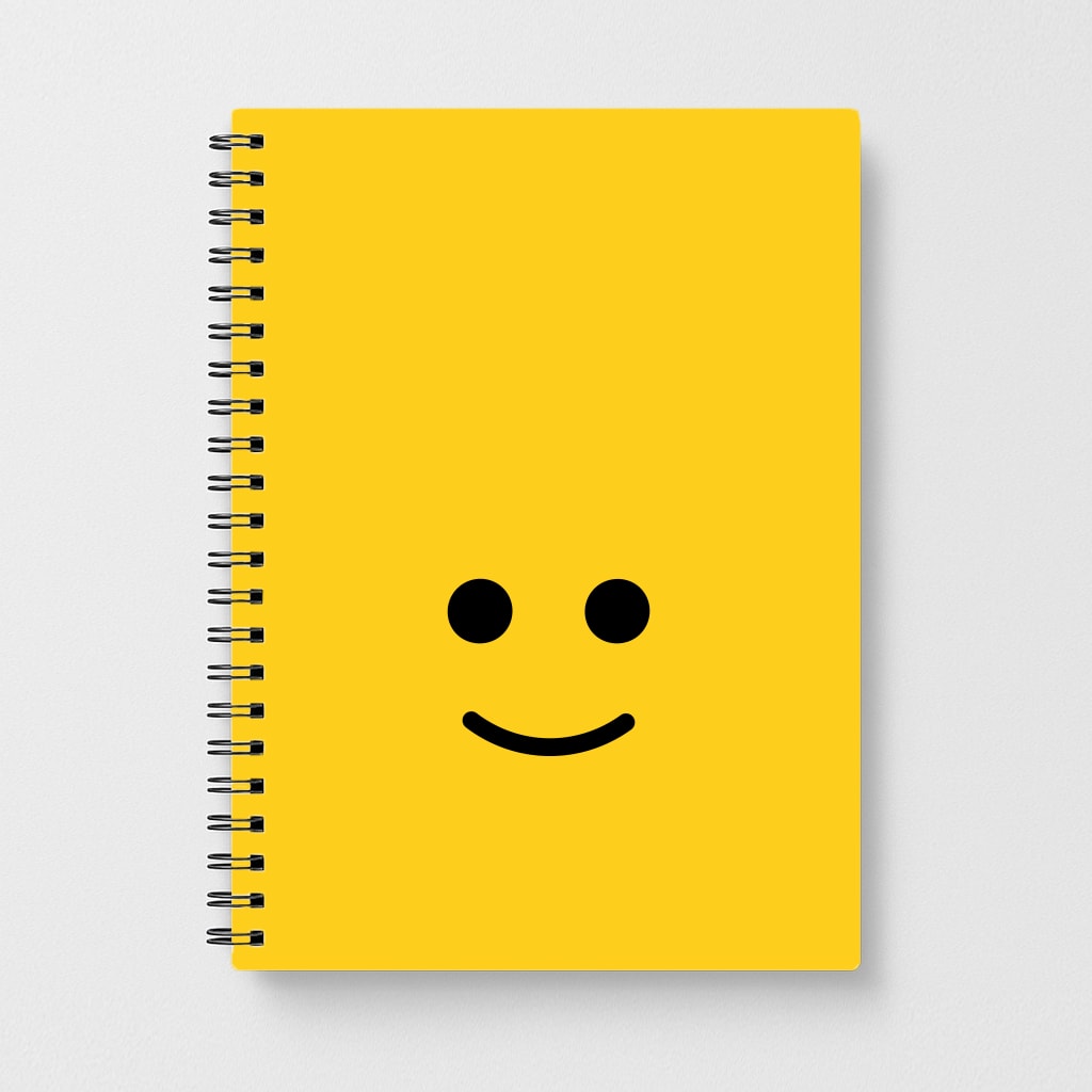 Brick Face Smile Notebook