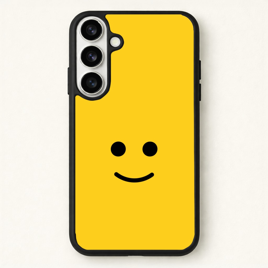 Brick Face Smile Phone Case for Galaxy S26 Plus