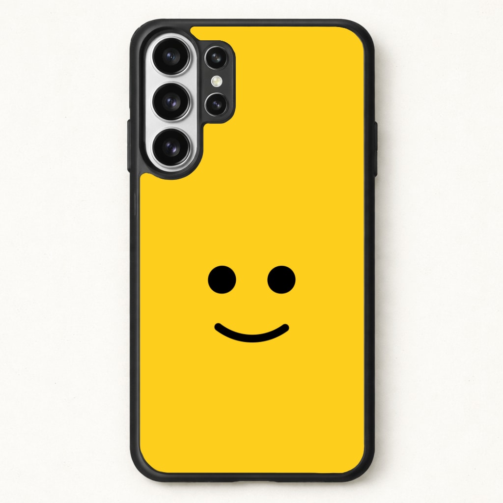 Brick Face Smile Phone Case for Galaxy S26 Ultra