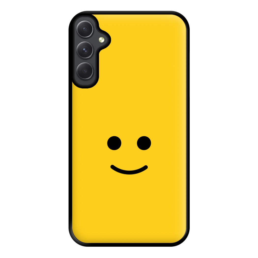 Brick Face Smile Phone Case for Galaxy A14