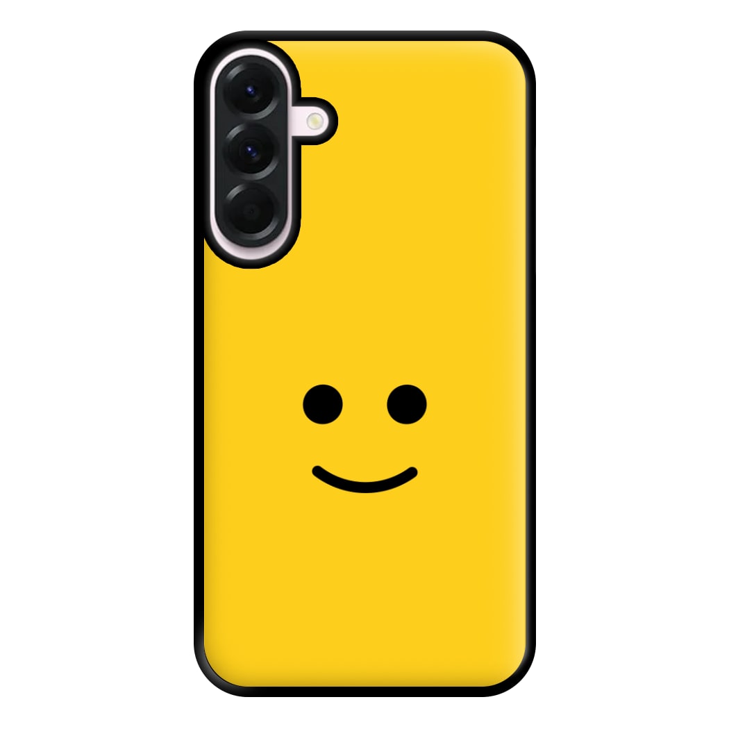 Brick Face Smile Phone Case for Galaxy A36