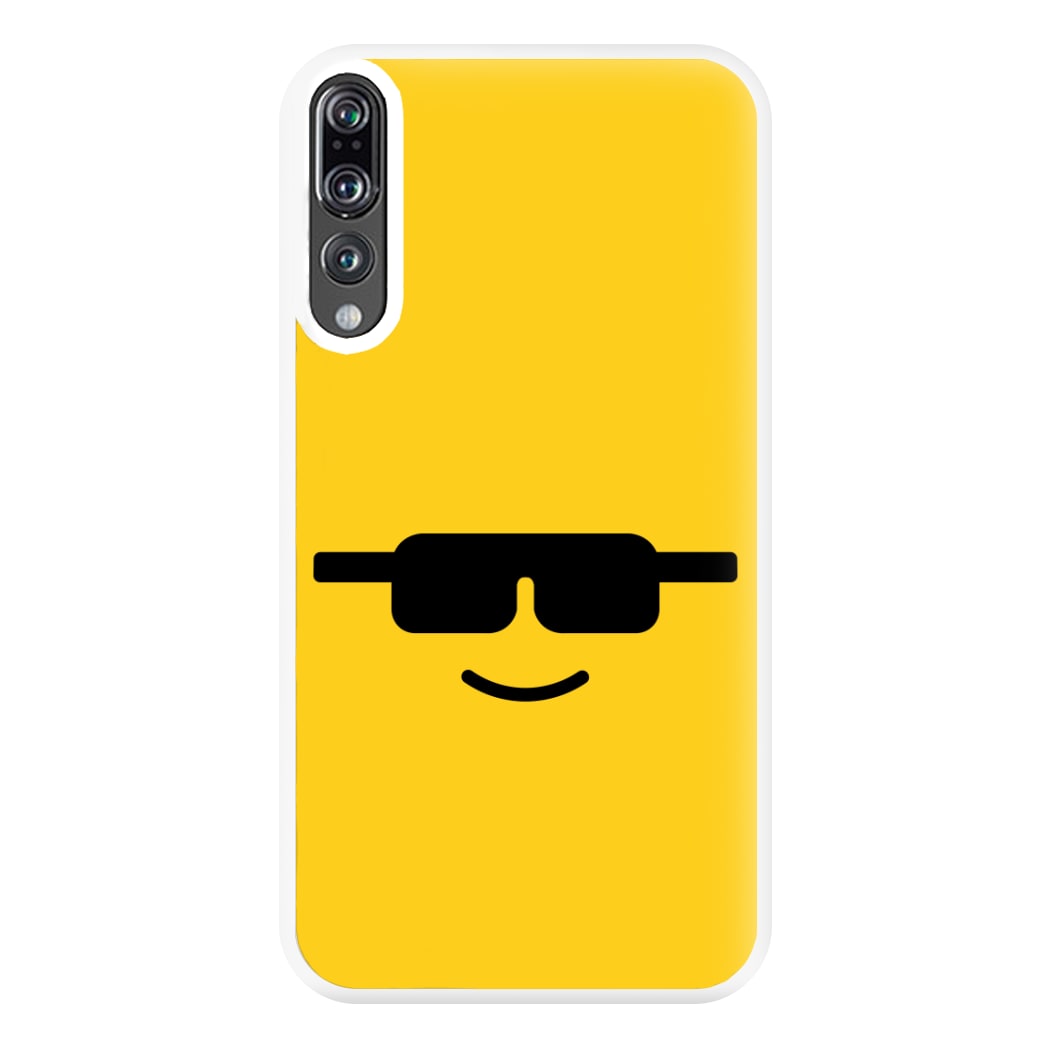 Brick Face Sunglasses Phone Case for Huawei P20 Pro