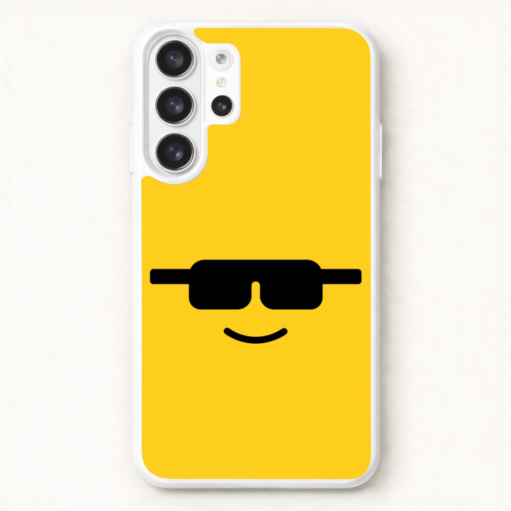 Brick Face Sunglasses Phone Case for Galaxy S26 Ultra