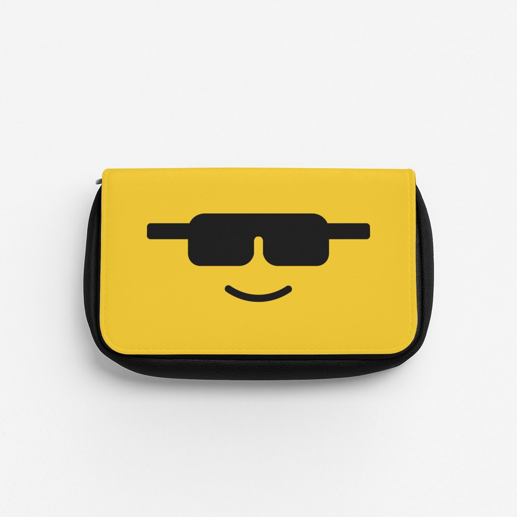 Brick Face Sunglasses Pencil Case