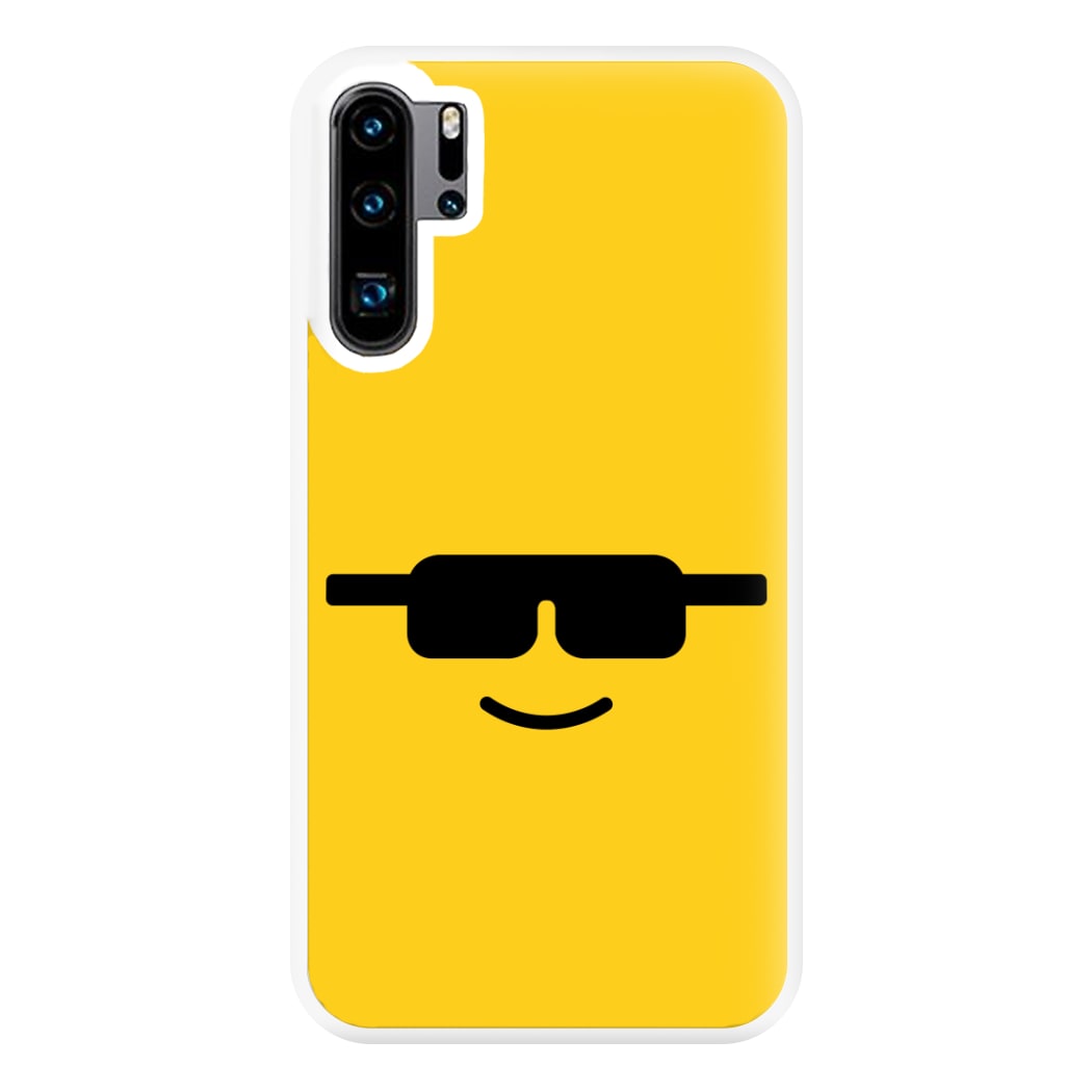 Brick Face Sunglasses Phone Case for Huawei P30 Pro