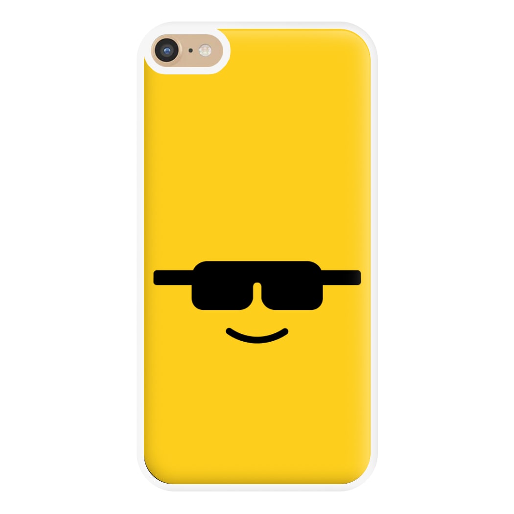 Brick Face Sunglasses Phone Case for iPhone 6 Plus / 7 Plus / 8 Plus