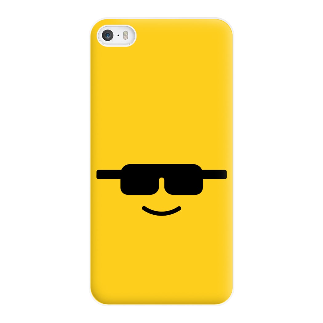 Brick Face Sunglasses Phone Case for iPhone 5 / 5s / SE 2016