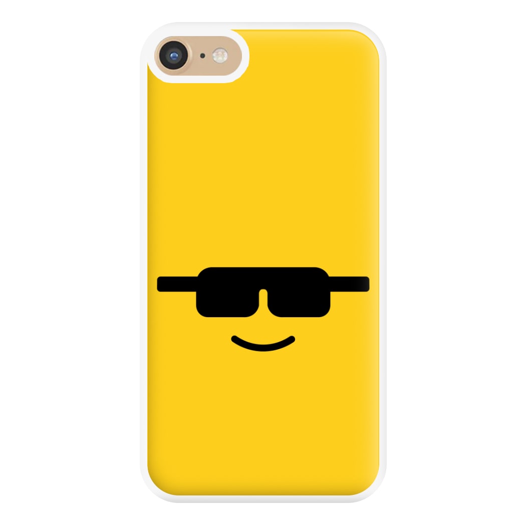 Brick Face Sunglasses Phone Case for iPhone 6 / 7 / 8 / SE