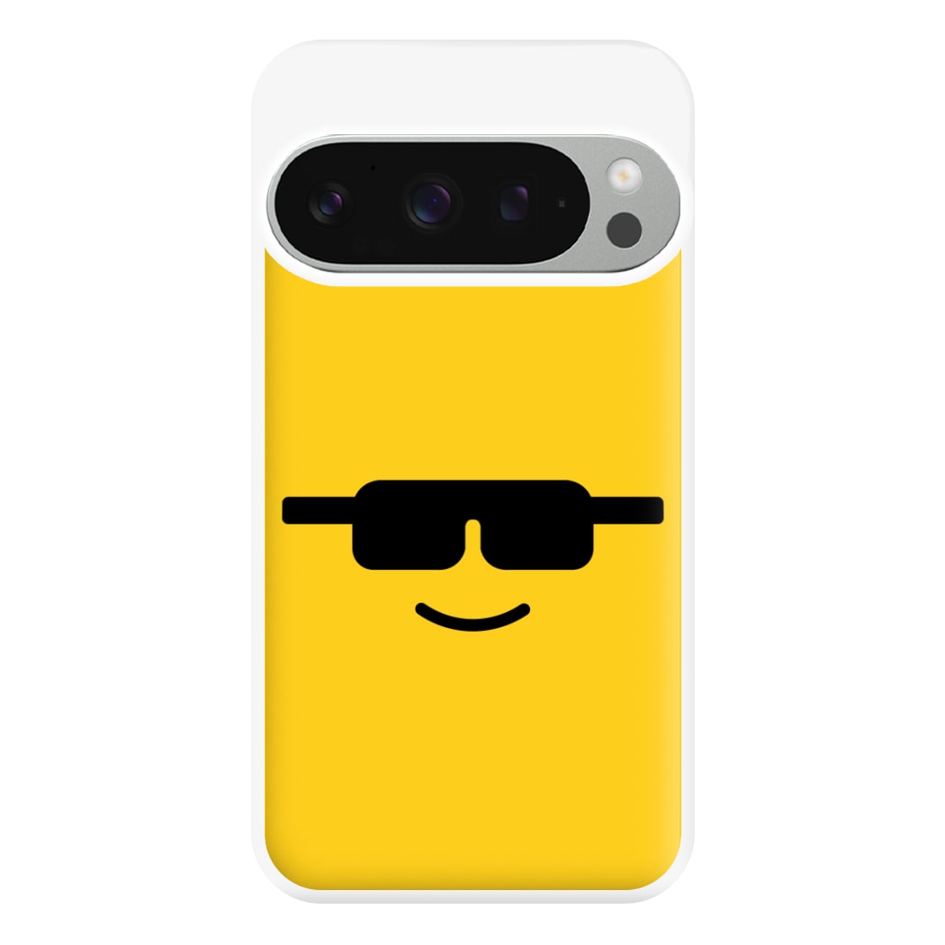 Brick Face Sunglasses Phone Case for Google Pixel 9 Pro XL