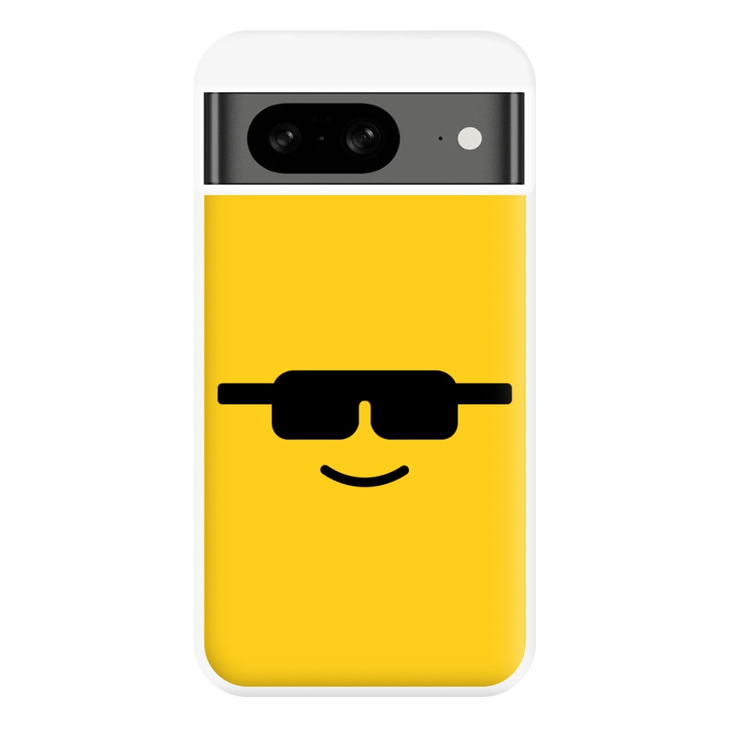 Brick Face Sunglasses Phone Case for Google Pixel 8