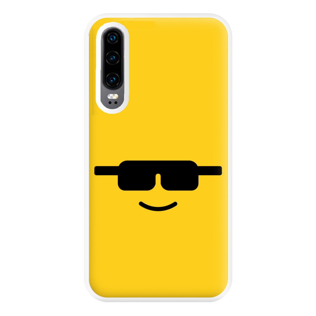Brick Face Sunglasses Phone Case for Huawei P30