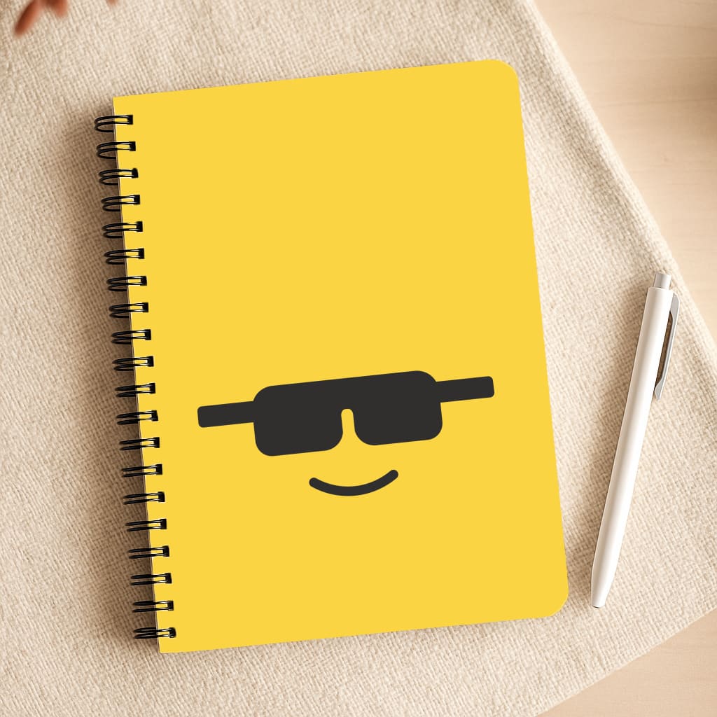 Brick Face Sunglasses Notepad