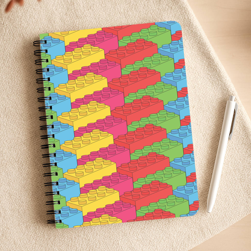 Bricks Isometric Pattern Notepad