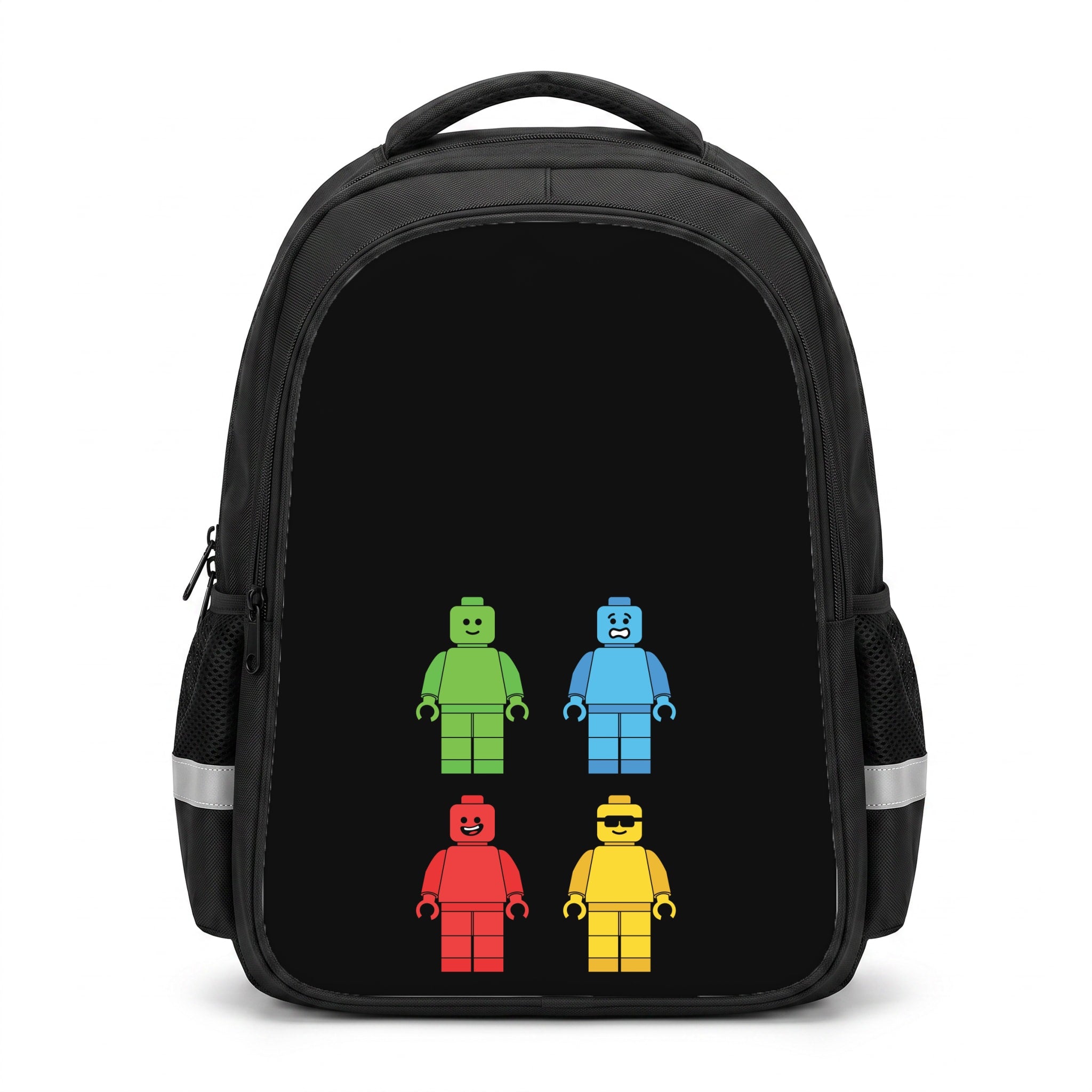 Bricks Figures Rainbow Backpack