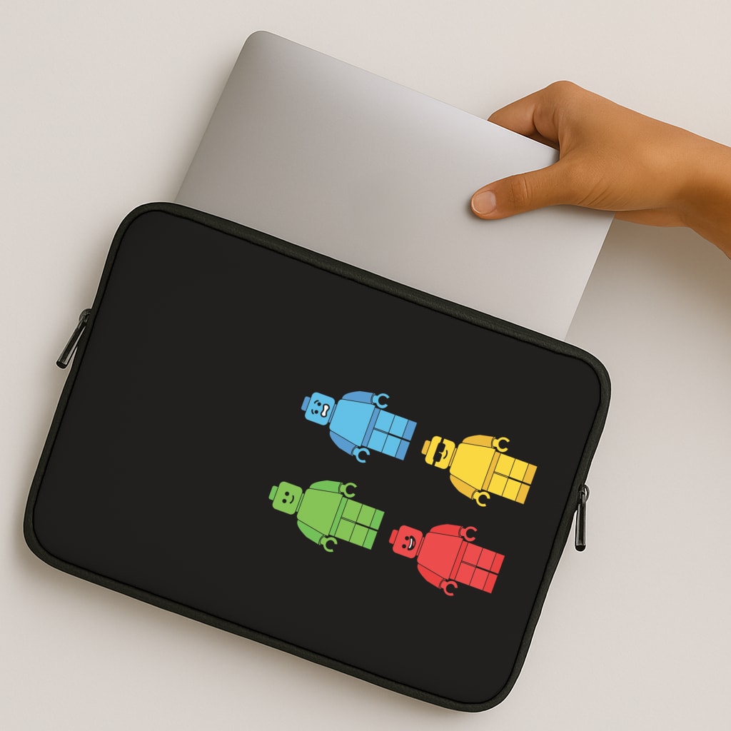 Bricks Figures Rainbow MacBook Case